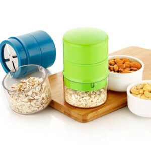 Precision Cashews & Almond Cutter/Slicer : Effortless Slicing with Built-in Storage Convenience -Multicolor